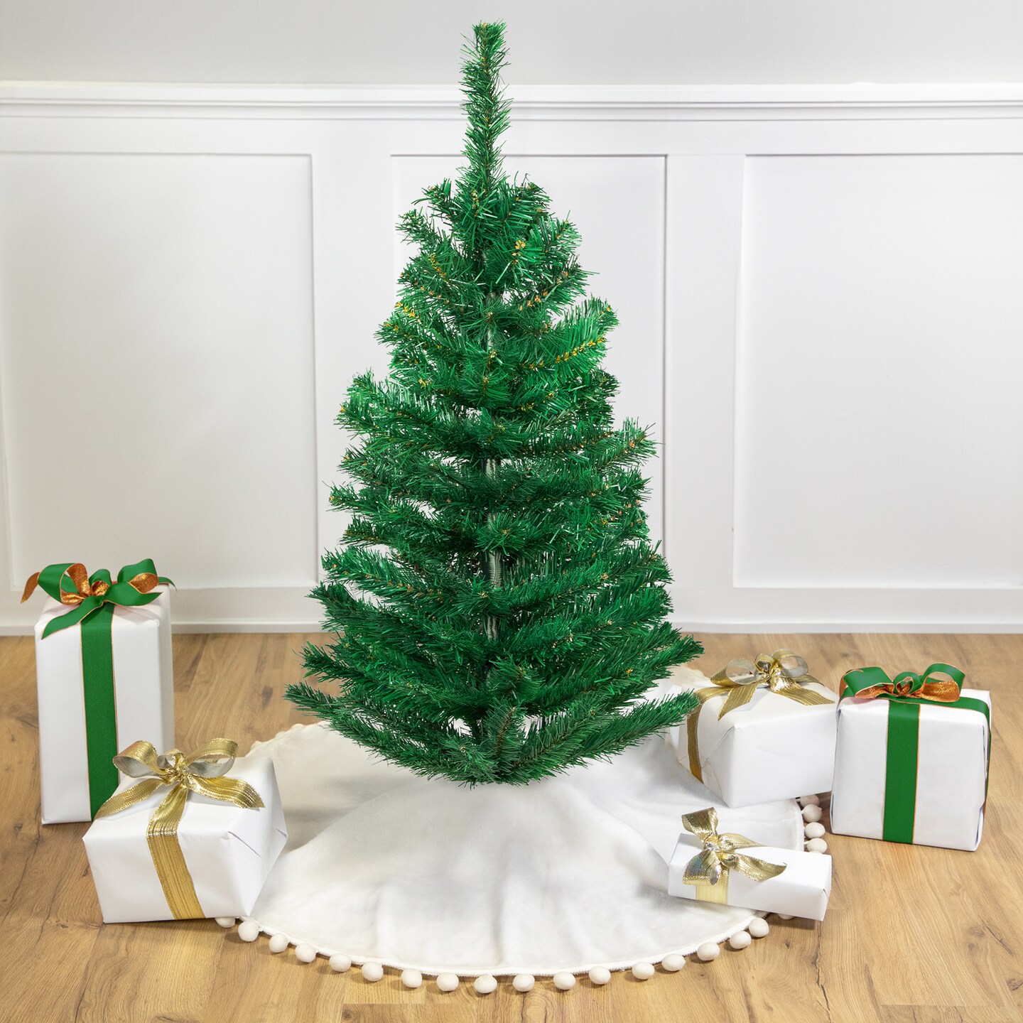 Northlight Medium Mixed Classic Pine Artificial Christmas Tree - 3' - Unlit