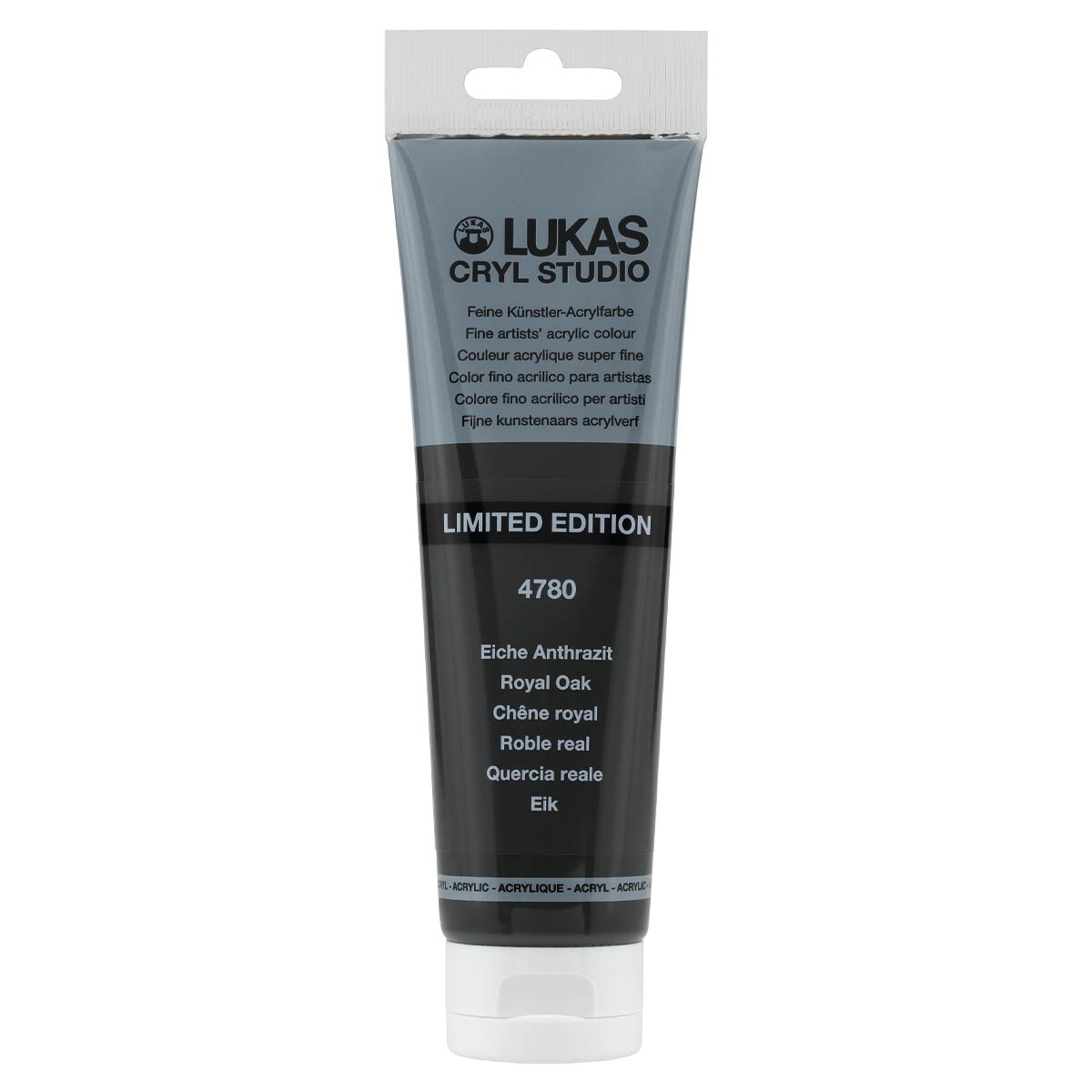 Lukas CRYL Studio Artist Acrylic Paint, Royal Oak, 125 ml Tube - High Pigment Acrylic Paints for Canvas Painting, Large Scale Works - Medium-Viscosity, Water-Mixable, Fast Drying