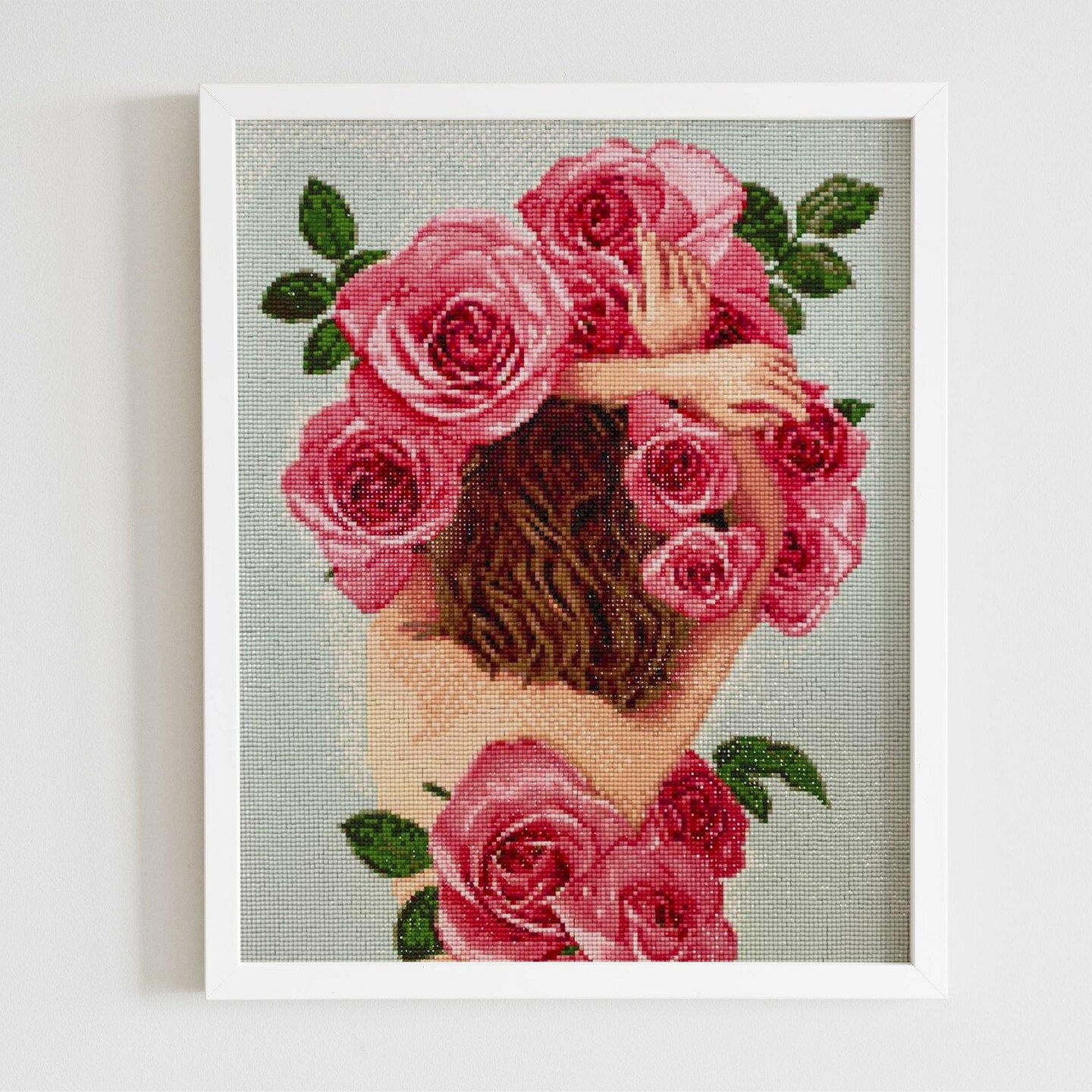 Flower Tenderness CS2523 15.8 x 19.7 inches Crafting Spark Diamond Painting Kit