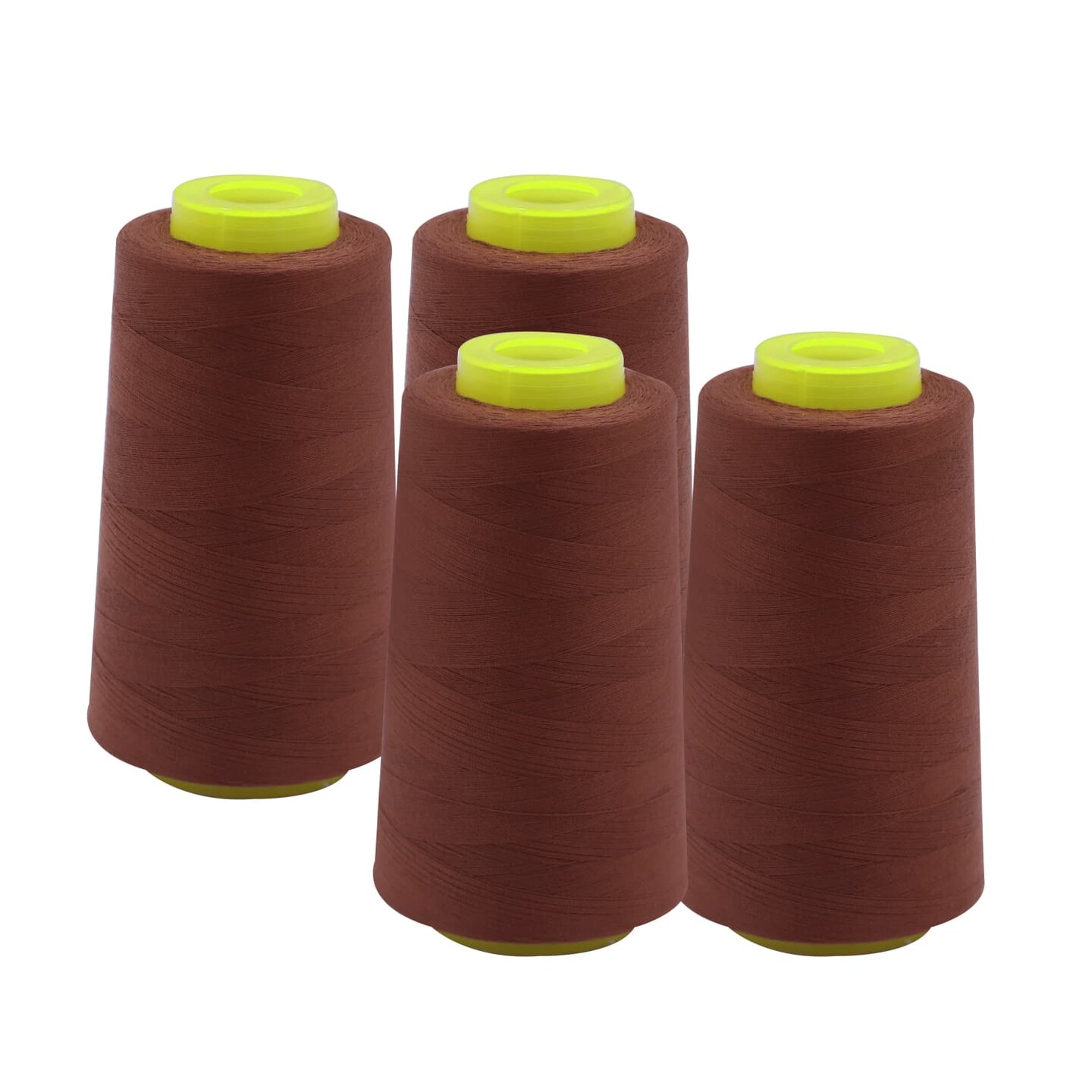 EVERLOCK Serger Thread – 4 Cones, 3000 Yards Each – 40 Weight, 2-Ply Spun Polyester – Strong, Low-Lint Overlock Thread for Serger Machines – All-Purpose Sewing & Finishing