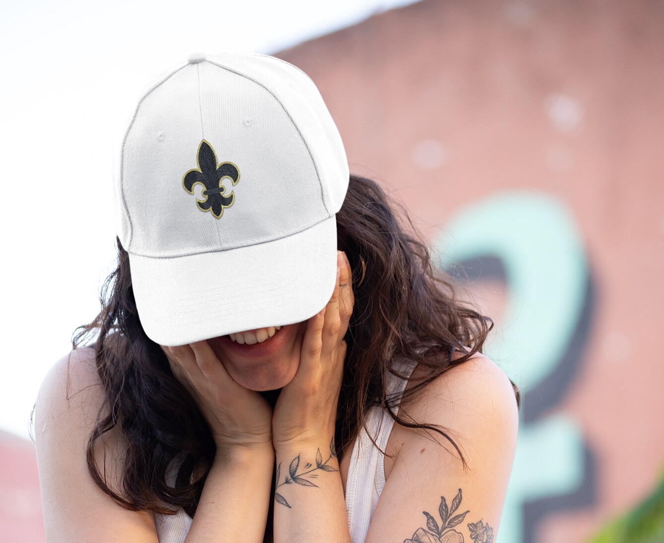 2.62 inch Black and Gold Fleur De Lis, Embroidered, Iron on Patch