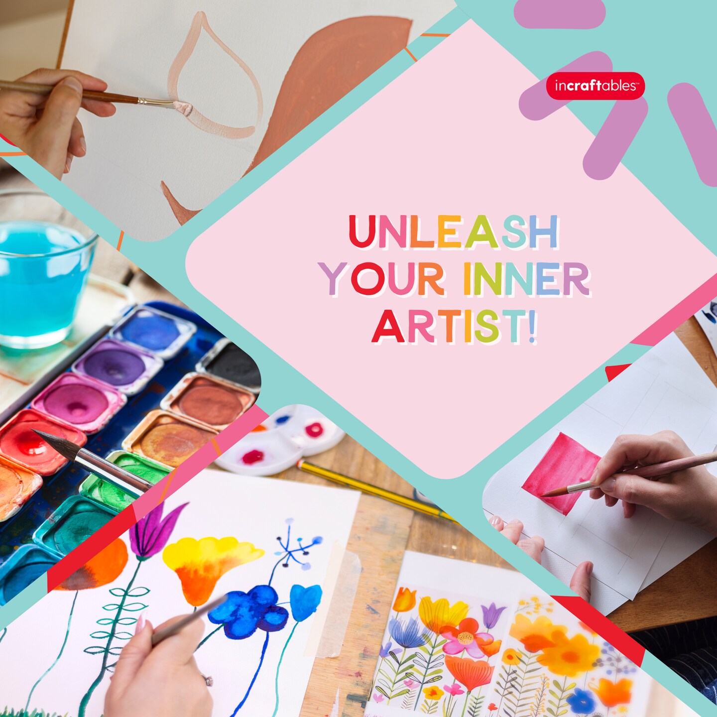 Incraftables Watercolor Paint Brushes Set (12 pcs). Round Art Paint Brushes for Watercolor Painting. Detail Water Color Paint Brushes for Adults, Professional Artists & Kids for Acrylic & Oil Painting