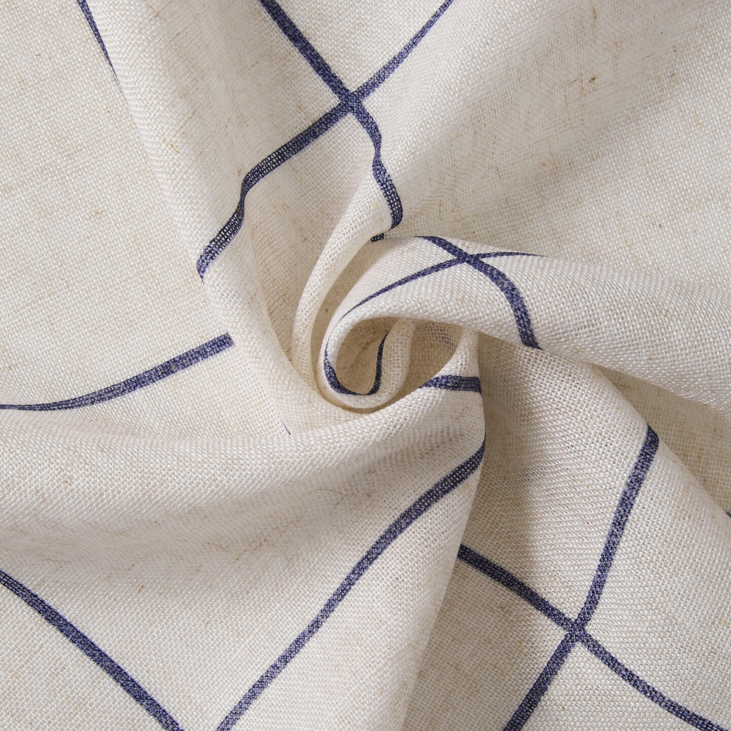 Threadmade Home Brighton Windowpane Plaid Blackout Window Curtain Panel