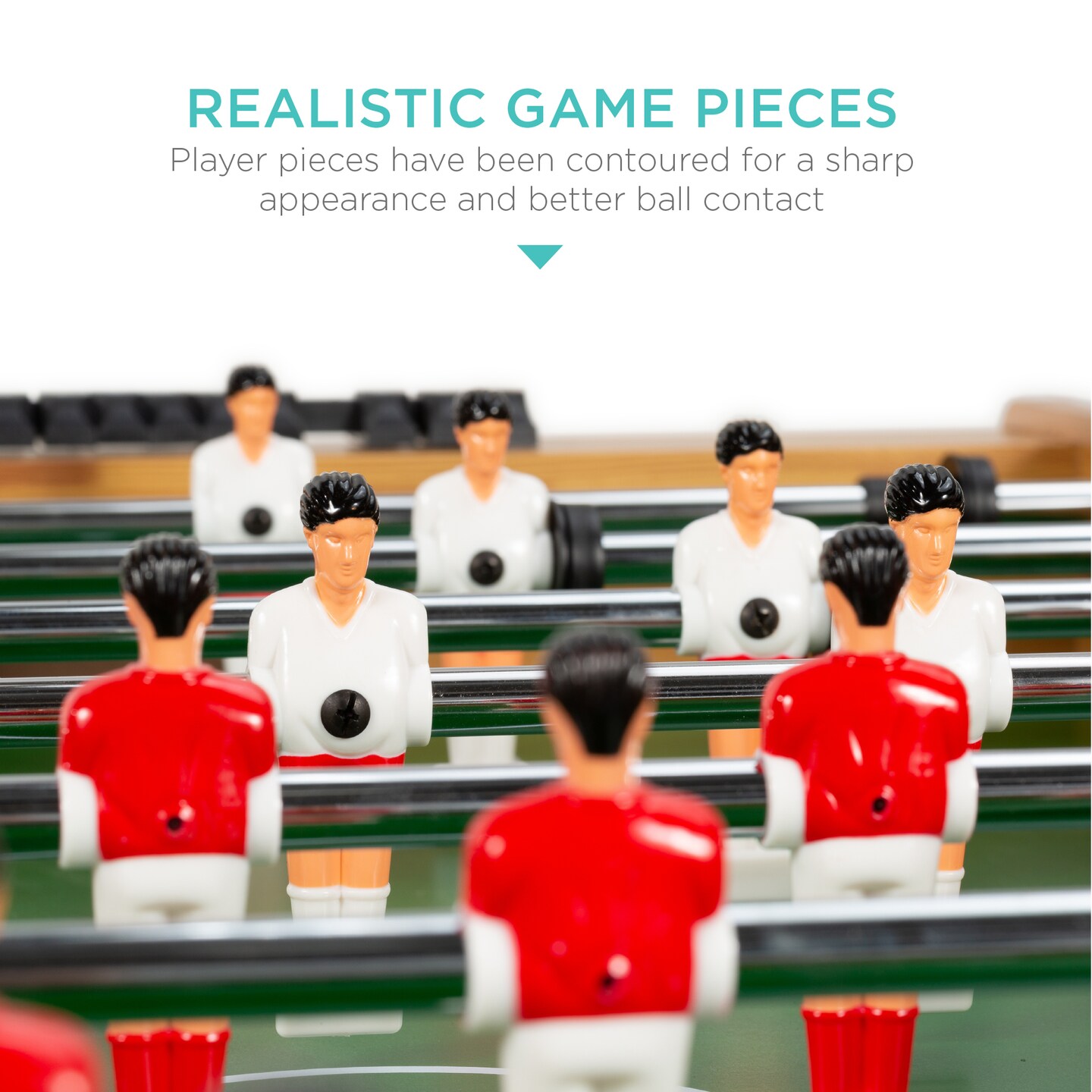 Best Choice Products 48in Competition Sized Foosball Table for Home, Game Room w/ 2 Balls, 2 Cup Holders