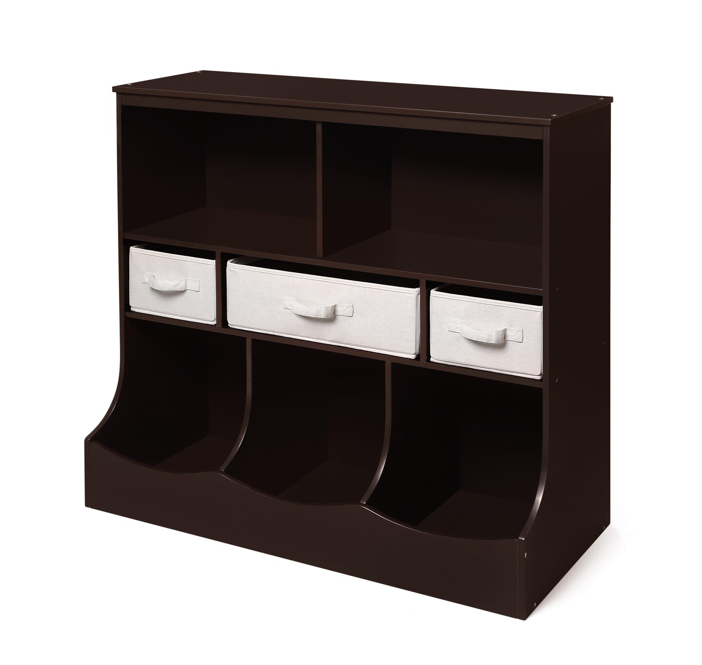 Badger Basket Combo Bin Storage Unit with Three Baskets