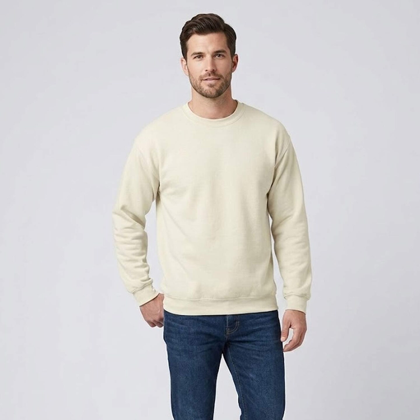 Gildan® Gildan Crewneck Long Sleeve Sweatshirt, Blank Heavy Blend Fleece Pullover