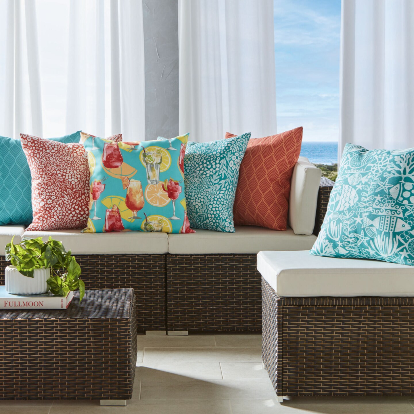 Richloom Solarium FENCES - Outdoor/Indoor Fabric