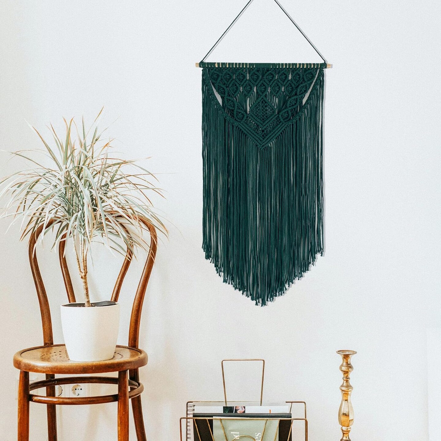 Macrame Wall Hanging Boho Woven Tapestry Home Decor