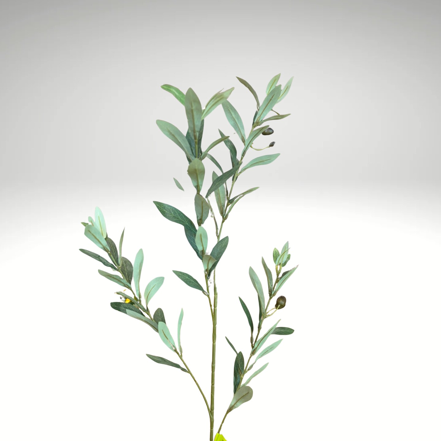 36" Artificial Olive Branch Spray | Faux Greenery Stem with Black Olives for Home & Floral Decor-13693GN