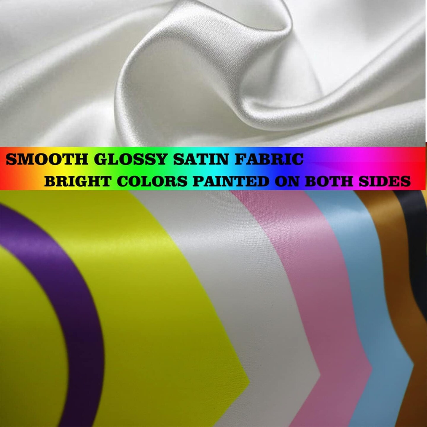 Premium Inclusive New Progress Rainbow Flag 2x3Ft - Both Sides Print Smooth Silk Fabric Support Pride Love LGBT - House Decoration Banner Small Yard Gift