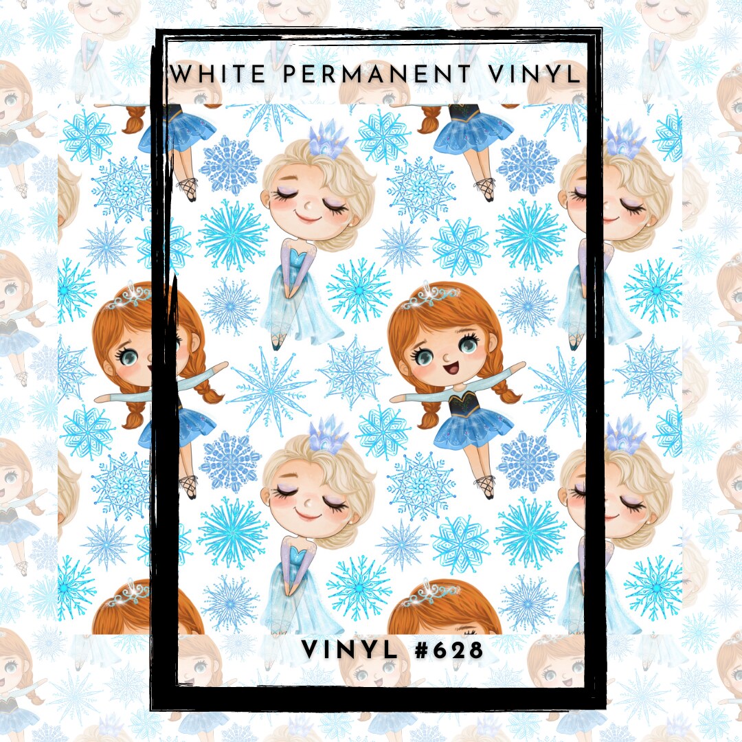 #628 Cute Characters 12x12 Pattern Vinyl