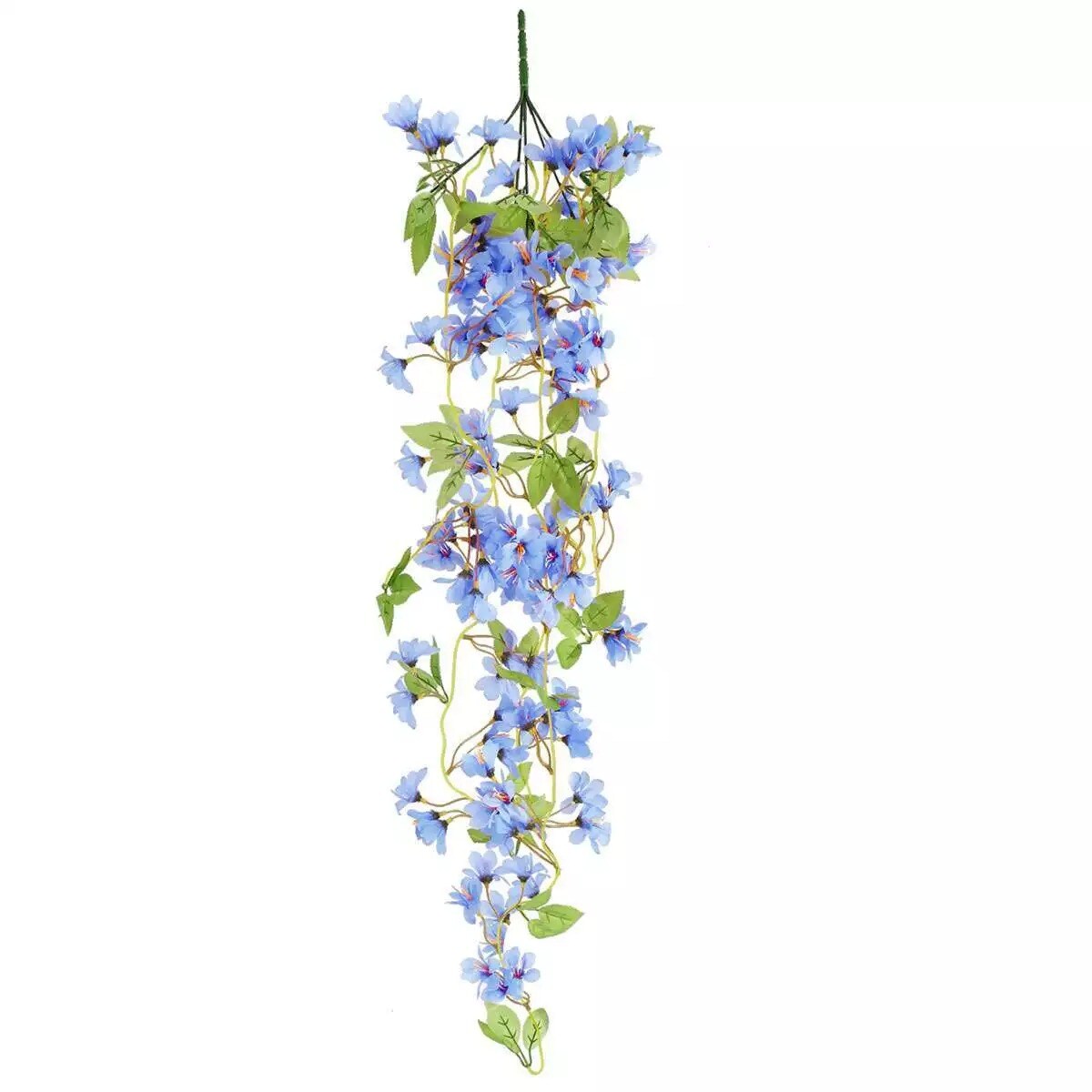 2PCS 41in Artificial Flowers Vine Garland Hanging Plants Home Wedding Decor