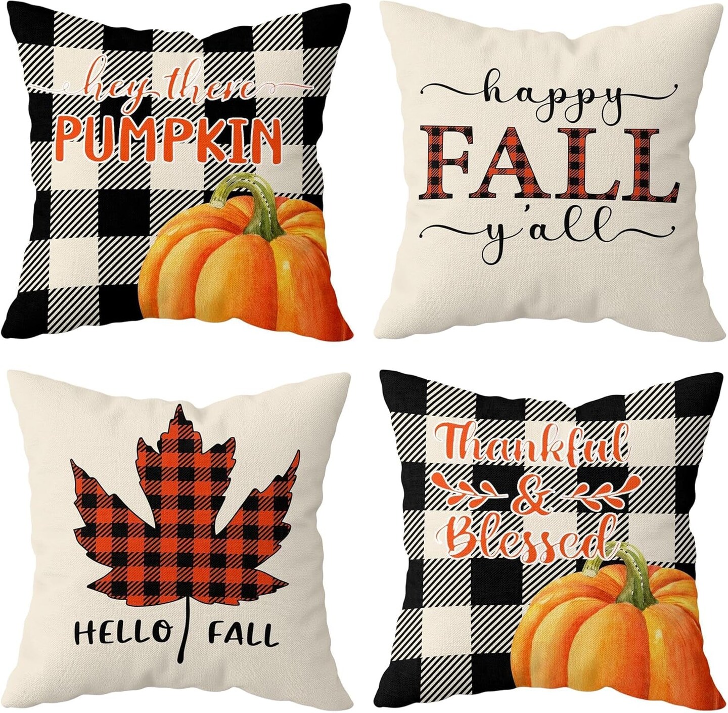 Fall Throw Pillow Covers