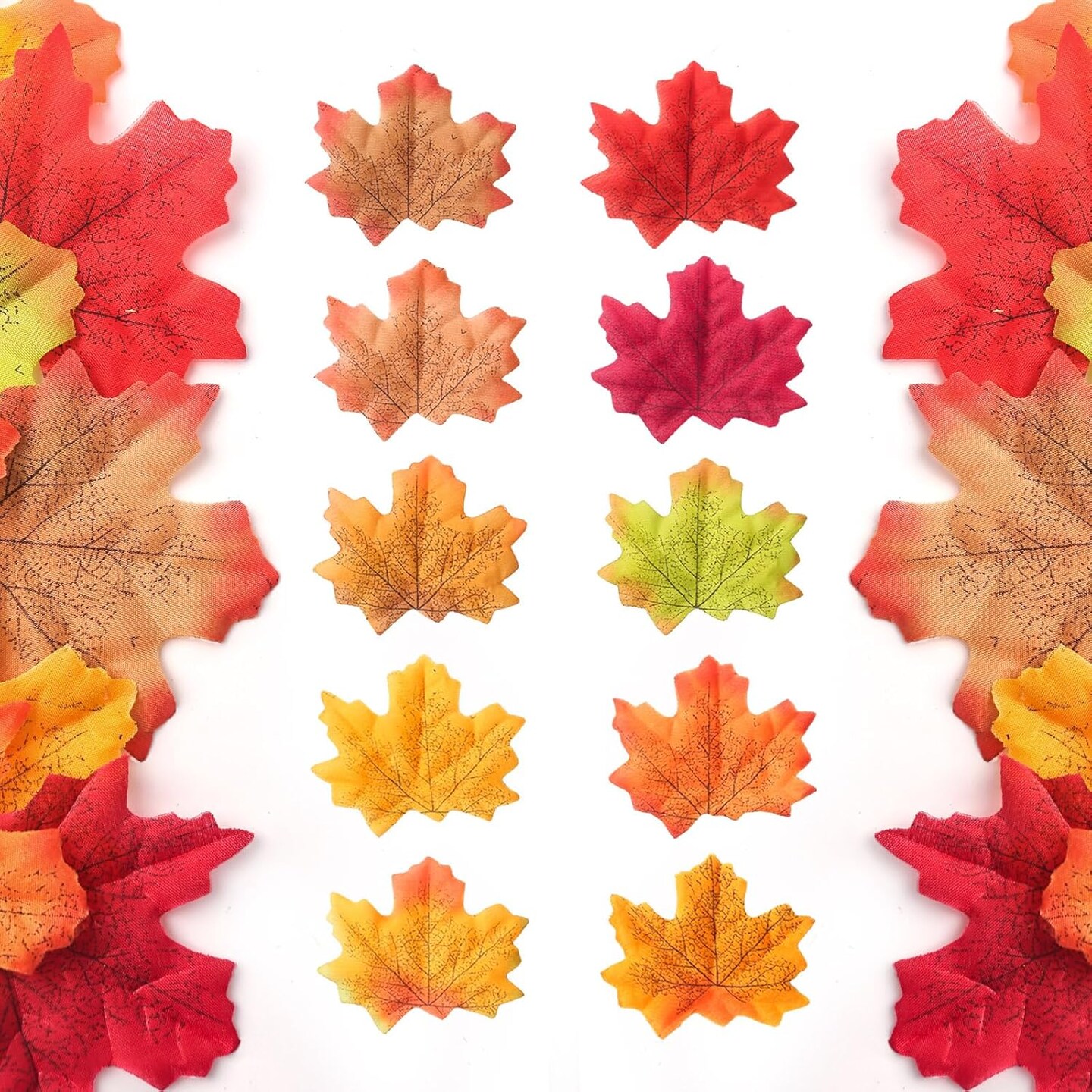 500PCS Artificial Fall Leaves