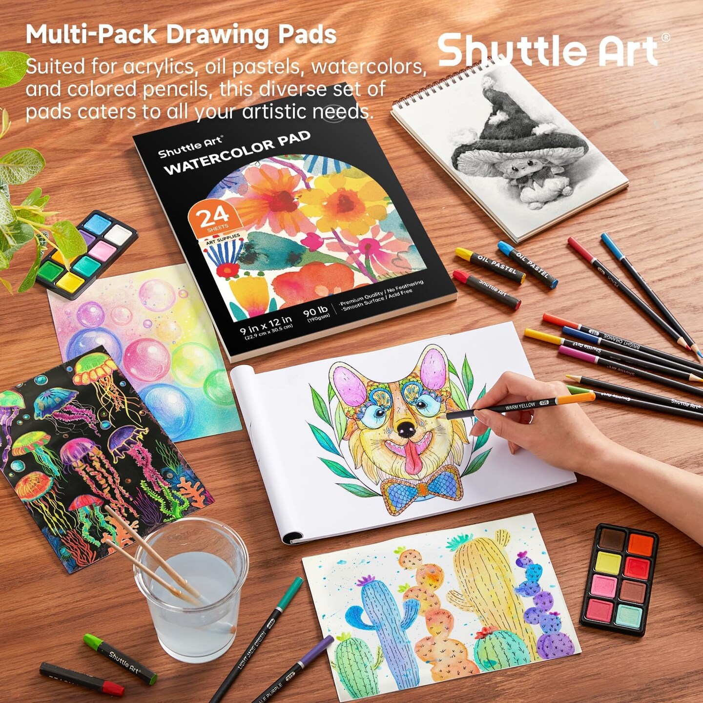 118 Piece Deluxe Art Set for Kids Adults