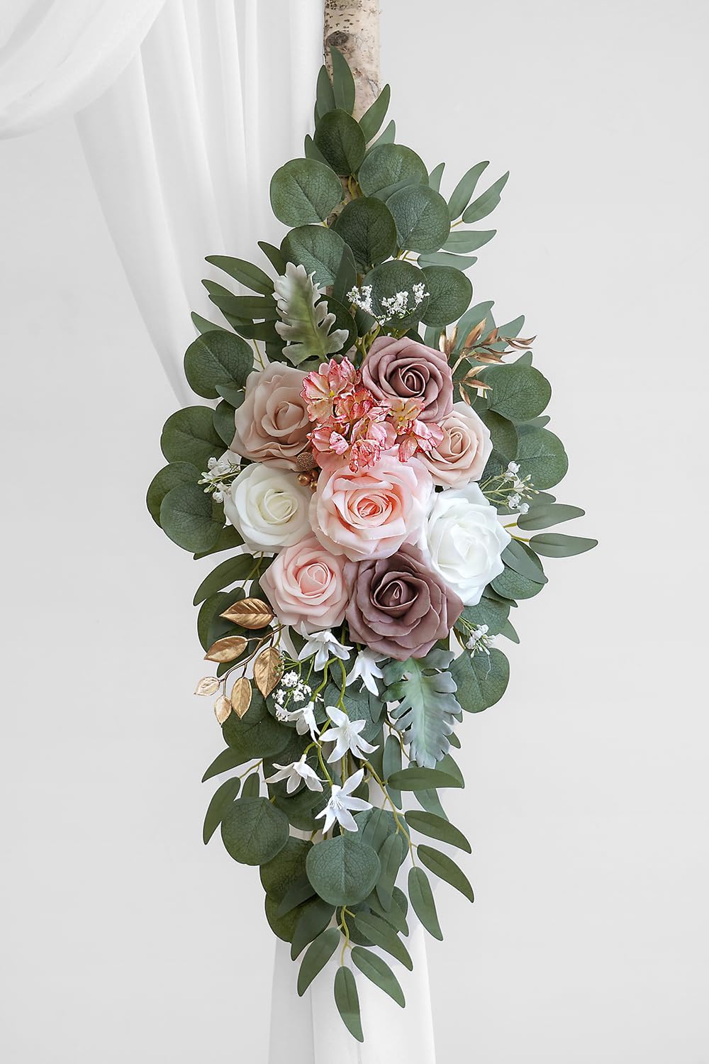 Fabric for DIY Wedding Party Ceremony Reception Backdrop Floral Decoration