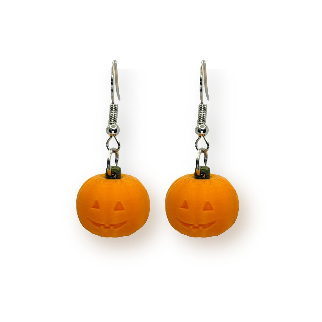 Halloween Jack-O-Lantern Earrings