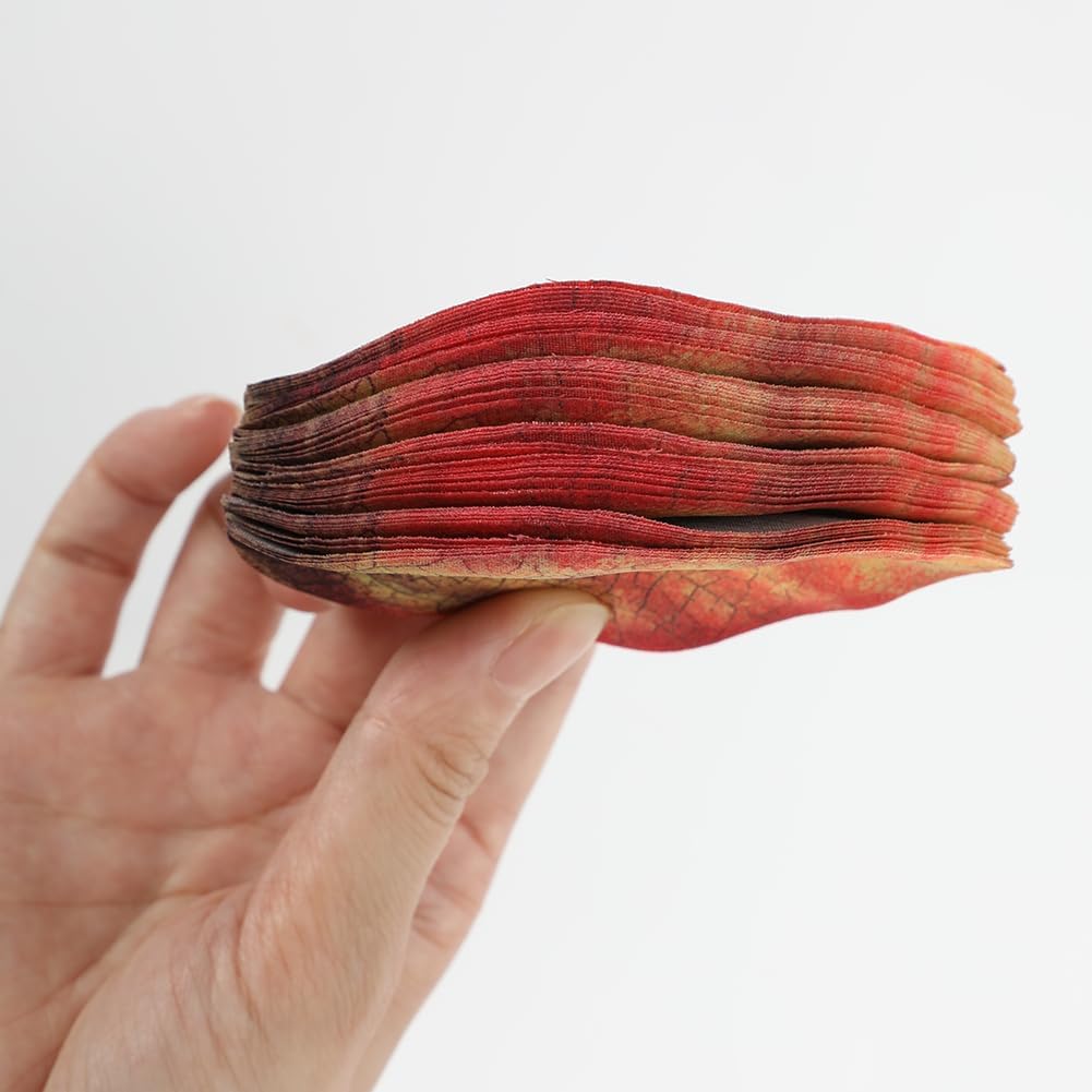 200 PCS Fall Leaves Assorted Color Artificial Magnolia Leave