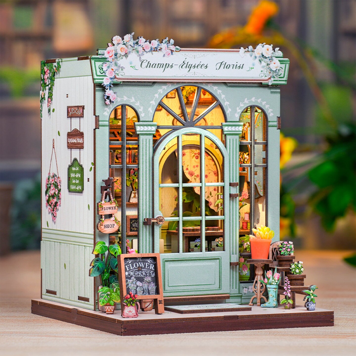 DIY Book Nook Kit - Champs-&#xC9;lys&#xE9;es Florist