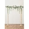 Ceremony Reception Hanging Eucalyptus Rose Arbor Arrangement Outdoor Party Swag Home Decorations