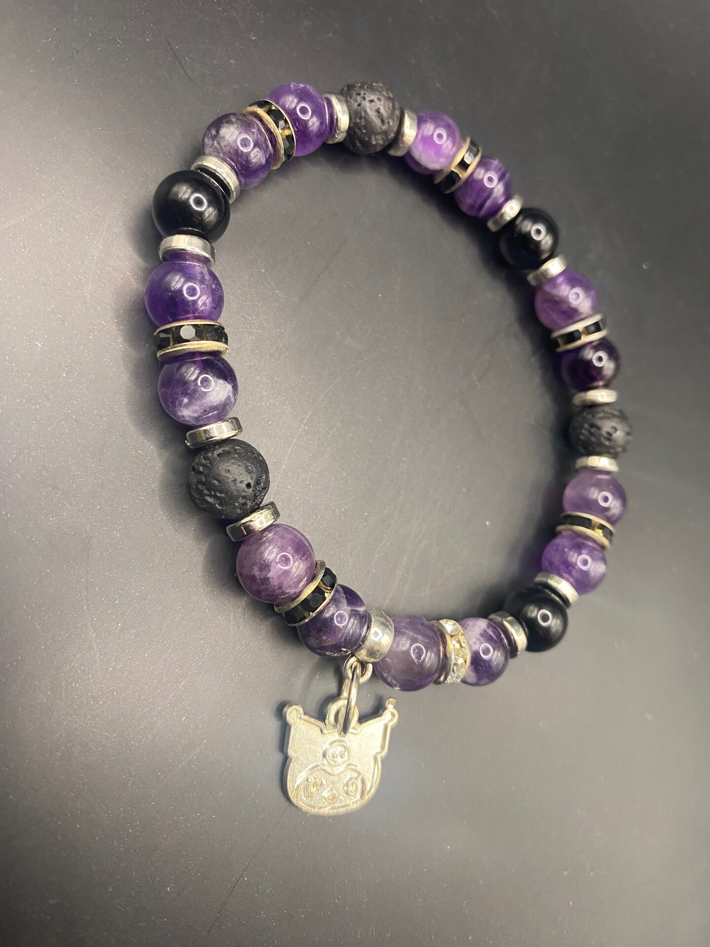 Kuromi genuine crystal bead bracelet | MakerPlace by Michaels