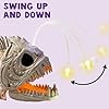 Halloween Skeleton Lantern Fish with LED Eye Plastic Bones for HalloweenSkeletons