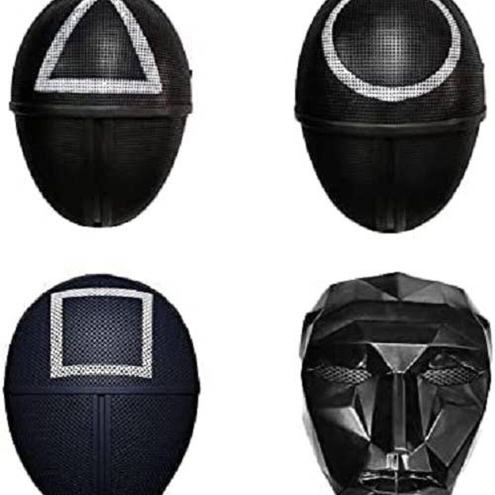 Edge Collections - Black - Cosplay Masks for Halloween and Costume Parties!