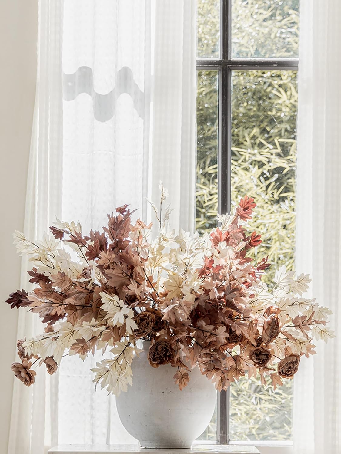 Artificial Fall Maple Leaf Stems