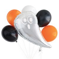 Bats &#x26; Boos Halloween Foil &#x26; Latex Balloon Bouquet Kit