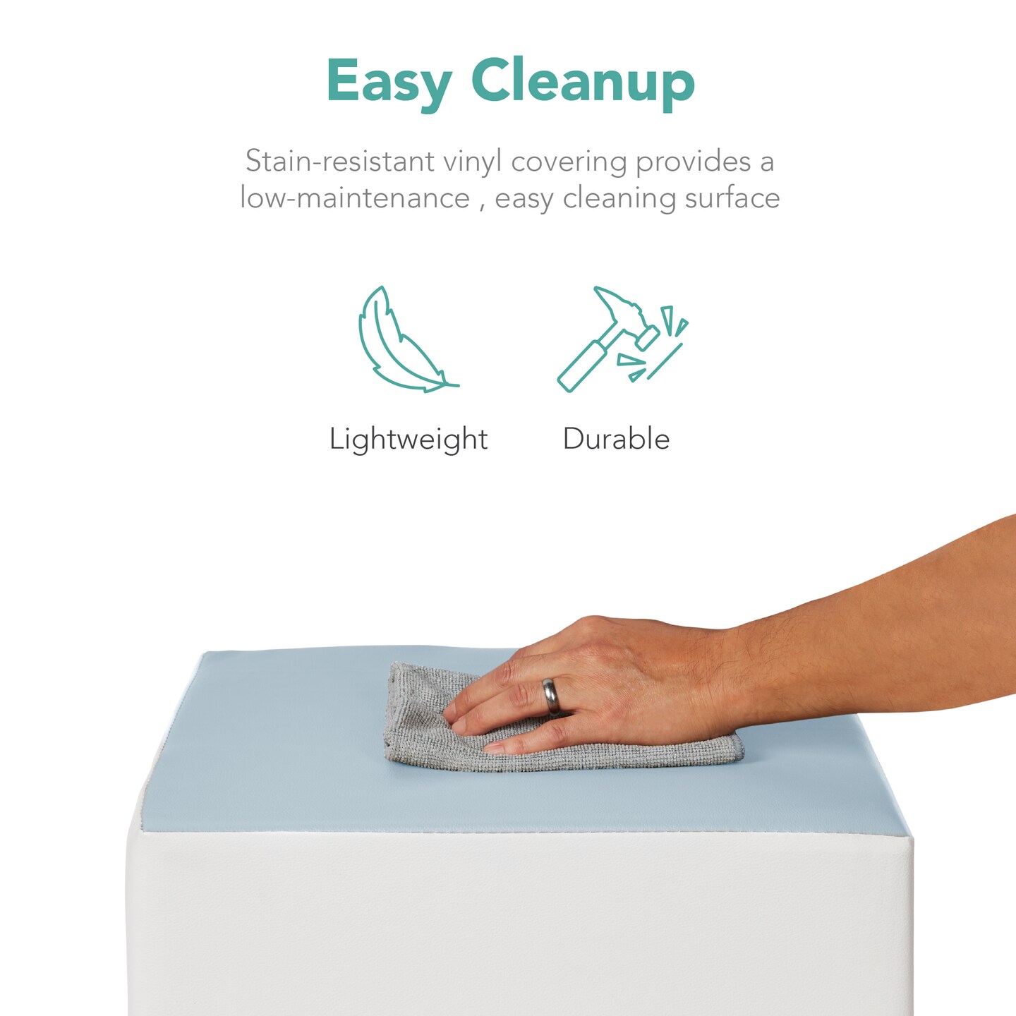 Best Choice Products 5-Piece Kids Climb & Crawl Soft Foam Block Playset Structures for Child Development