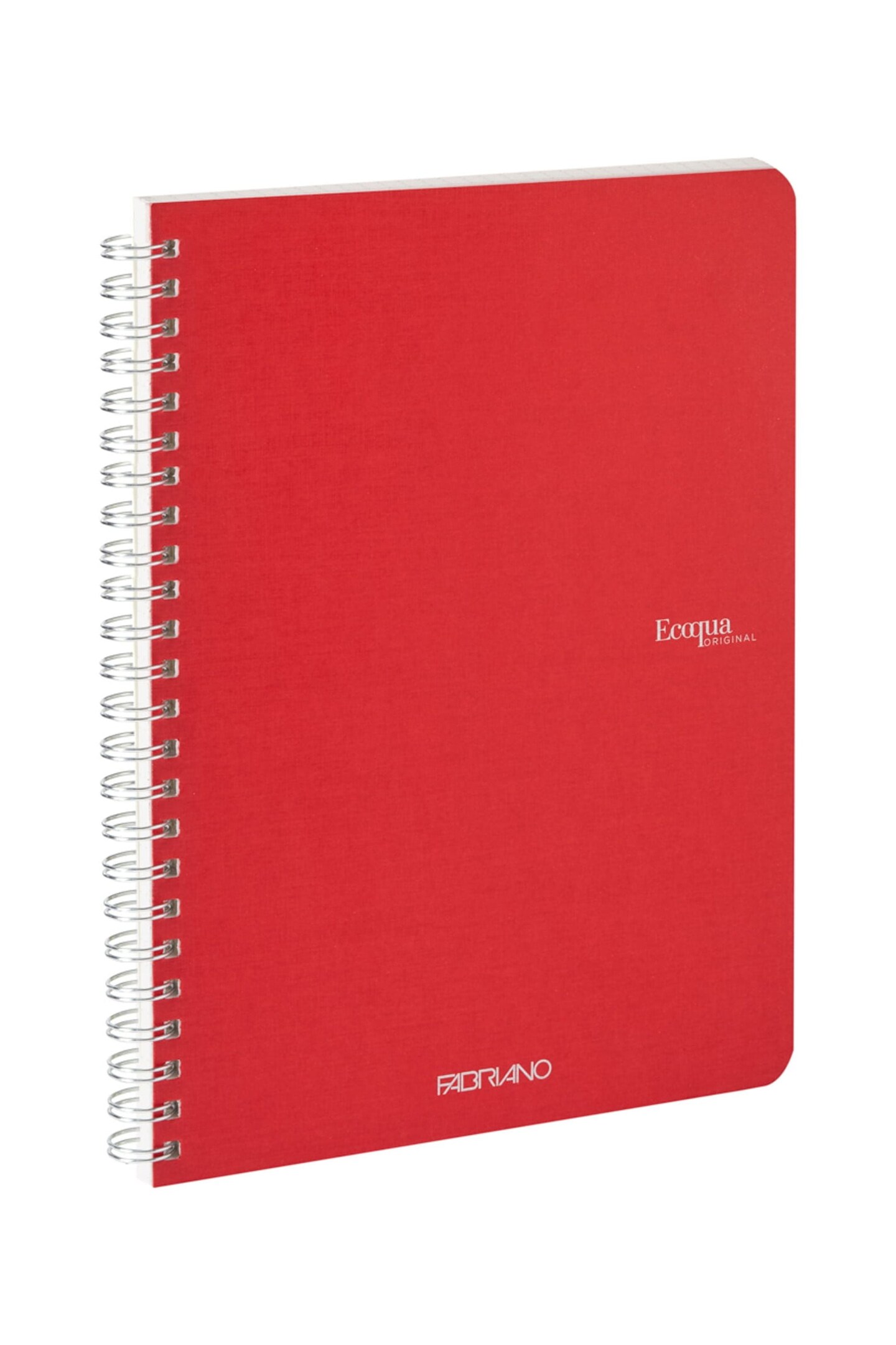 Fabriano Ecoqua Original Spiral-Bound Notebook, A5, 70 Sheets