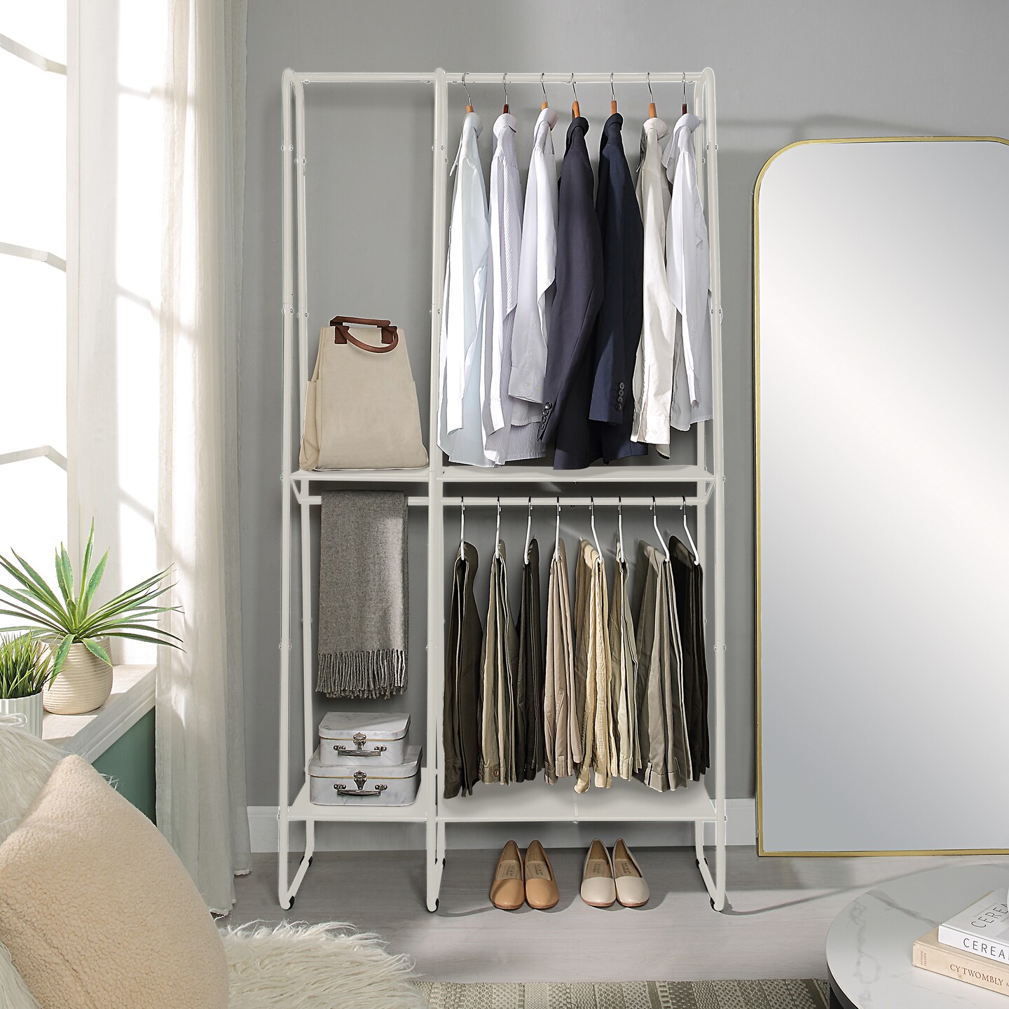 Extra-Large Freestanding Clothing Racks for Hanging Clothes