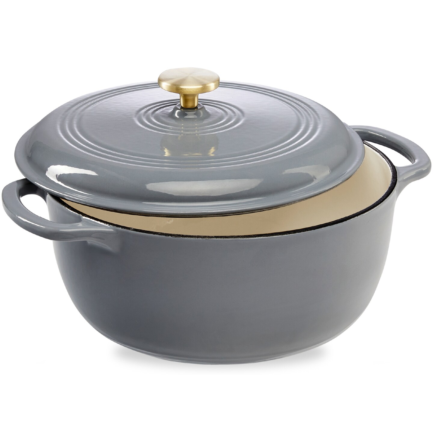 Best Choice Products 6 Quart Enamel Cast-Iron Dutch Oven, Heavy-Duty Cookware w/ Dual Handles, Lid