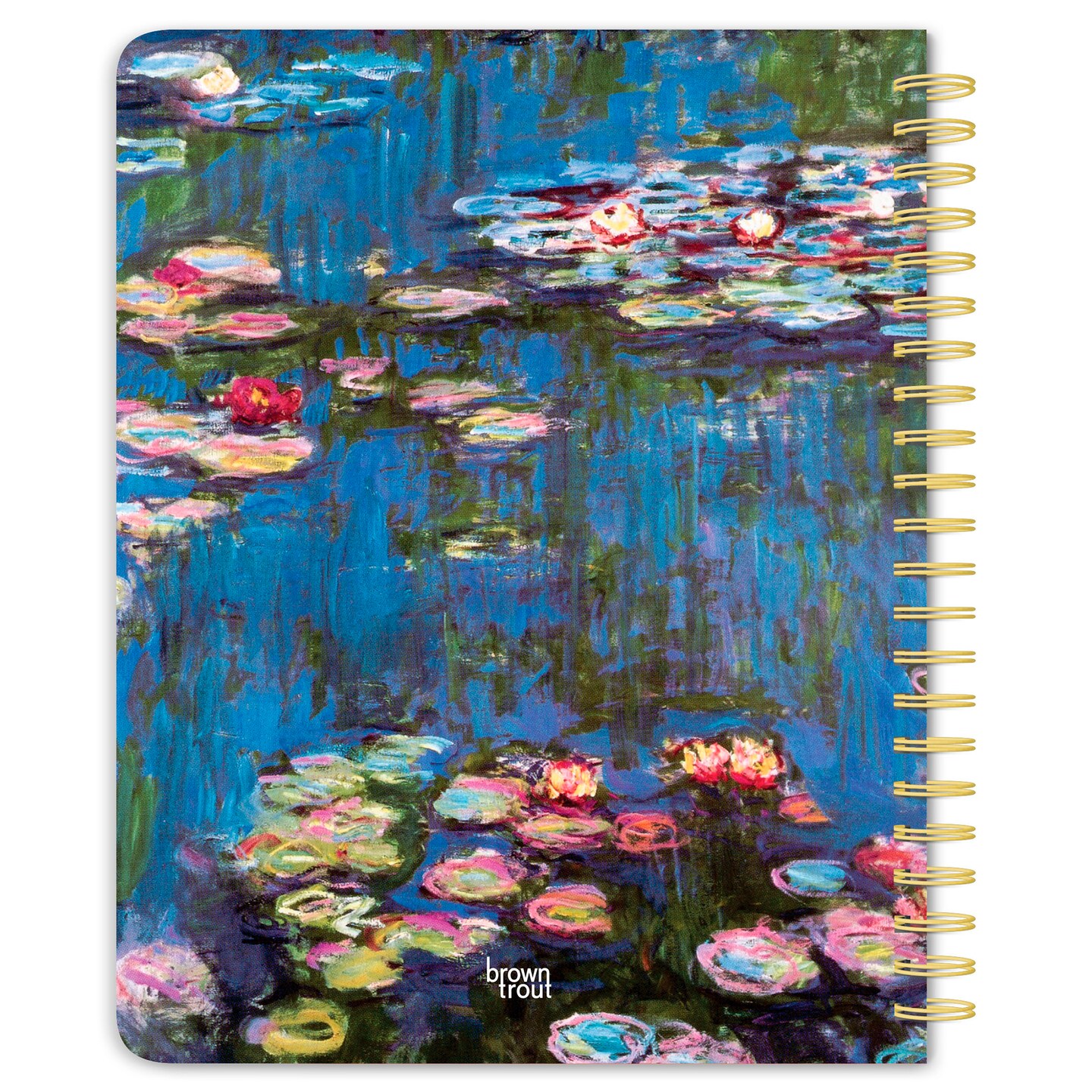 Claude Monet | 2026 6x7.75 Inch Weekly Desk Planner | Foil Stamped Cover