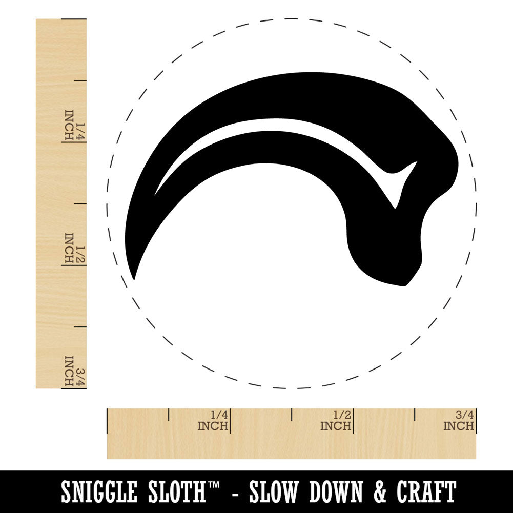Image showcasing Velociraptor Claw Dinosaur Fossil Bone Self-Inking Rubber Stamp ...