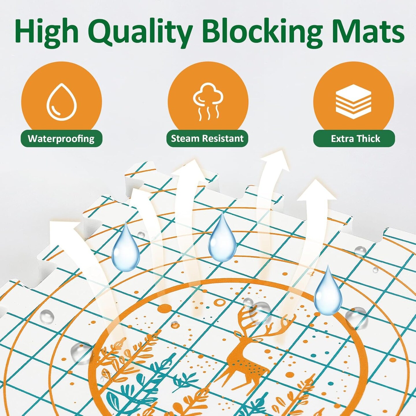 9 Pcs Blocking Mats for Knitting