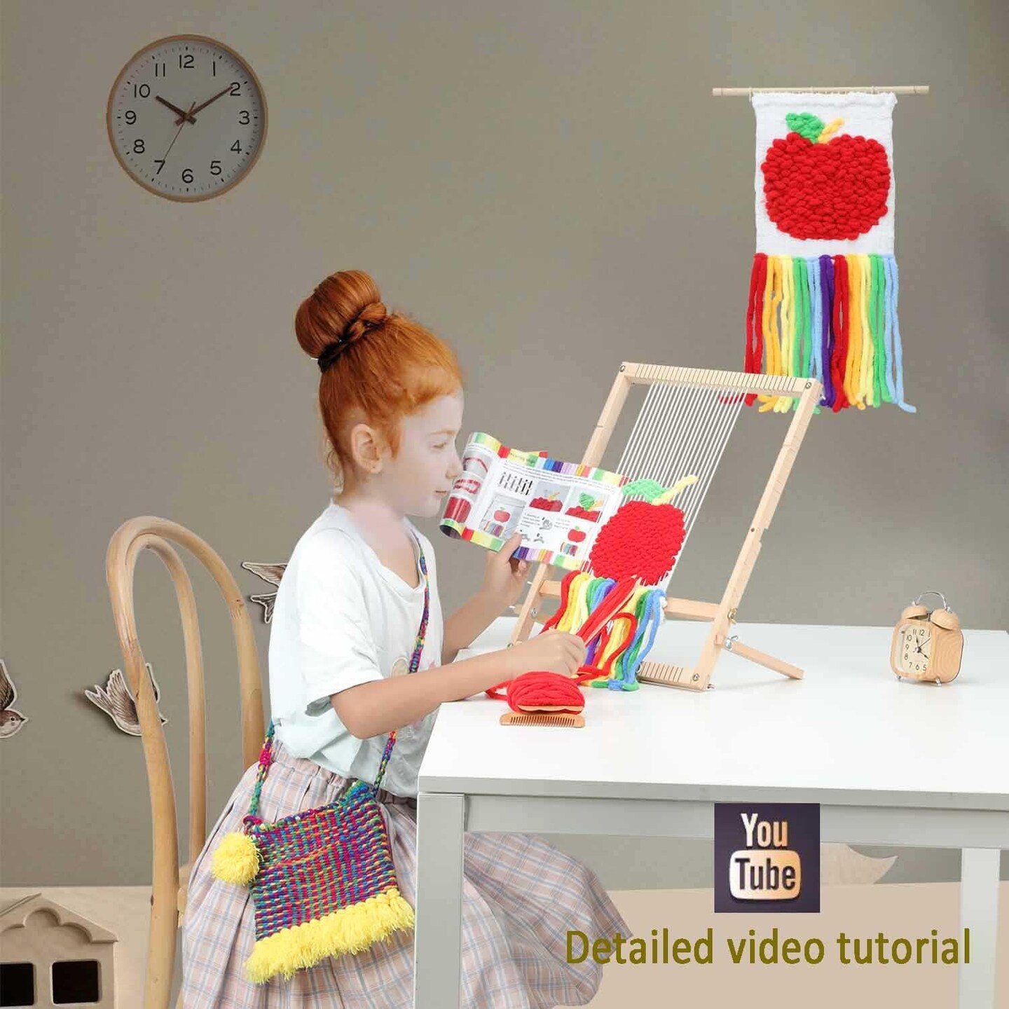 Weaving Loom for Beginners Adults/Kids and 1 Set