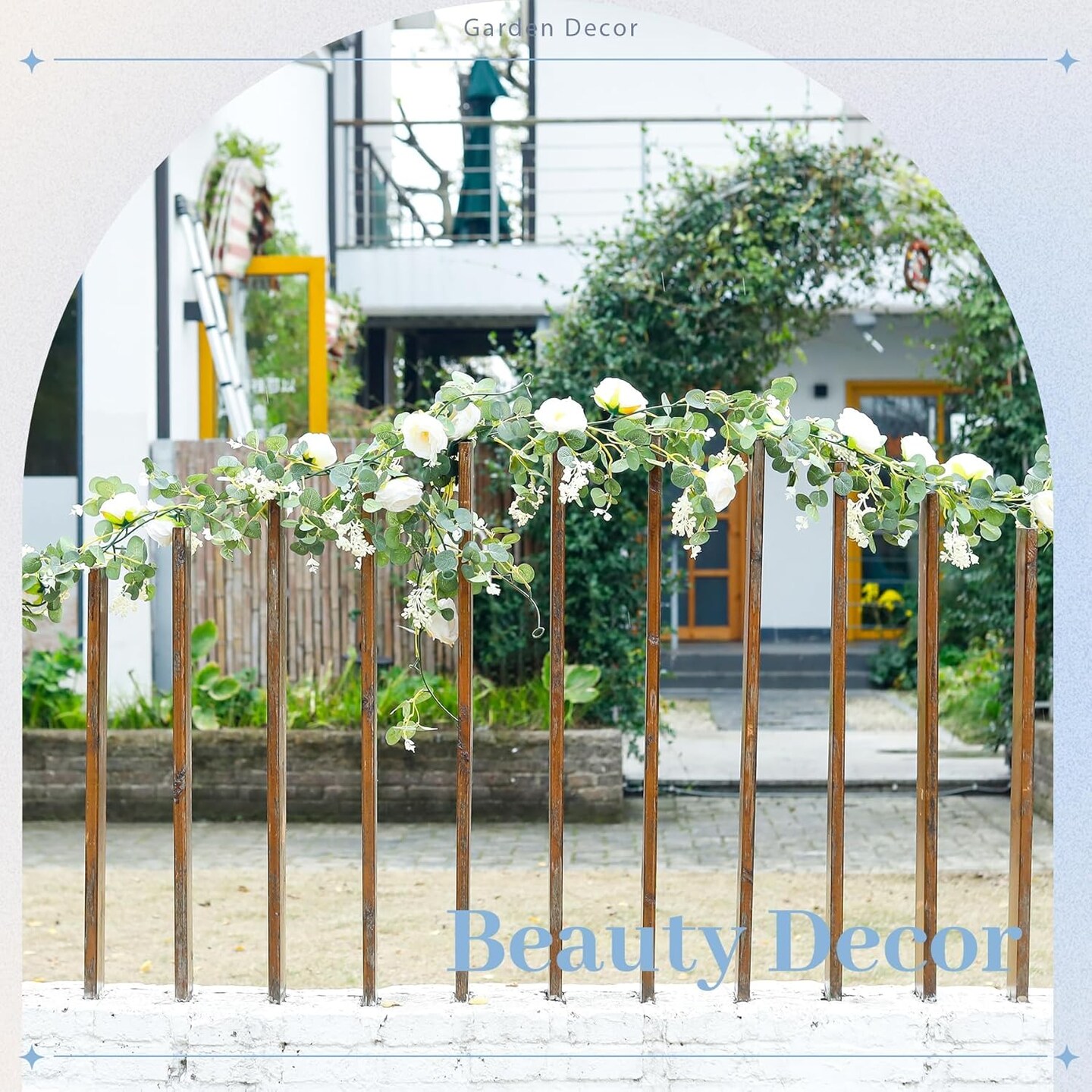 Eucalyptus Leaves Greenery Garland for Wedding Table Runner Backdrop Party