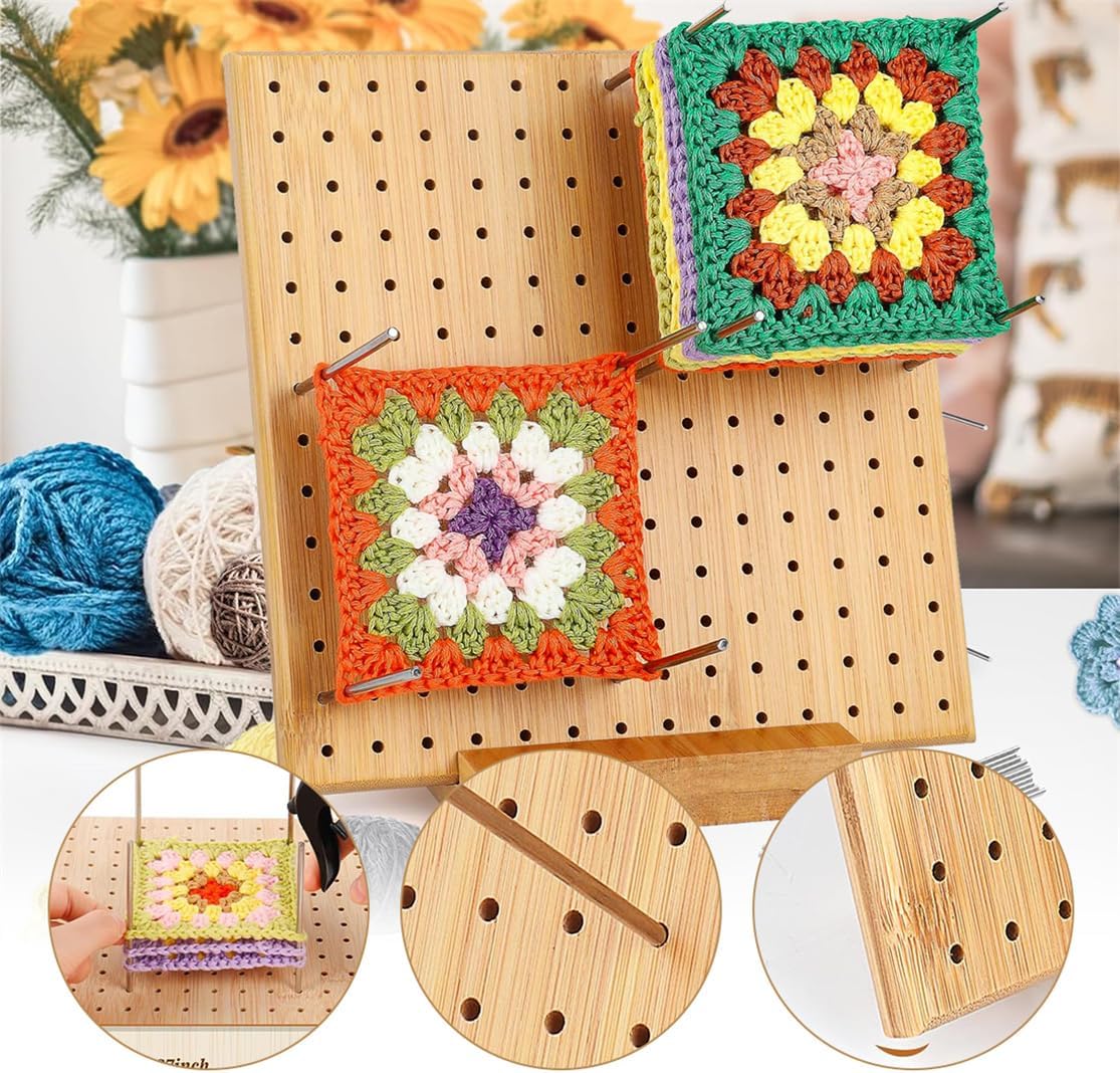 Crochet Blocking Board Handcrafted with Knitting Blocking Mat