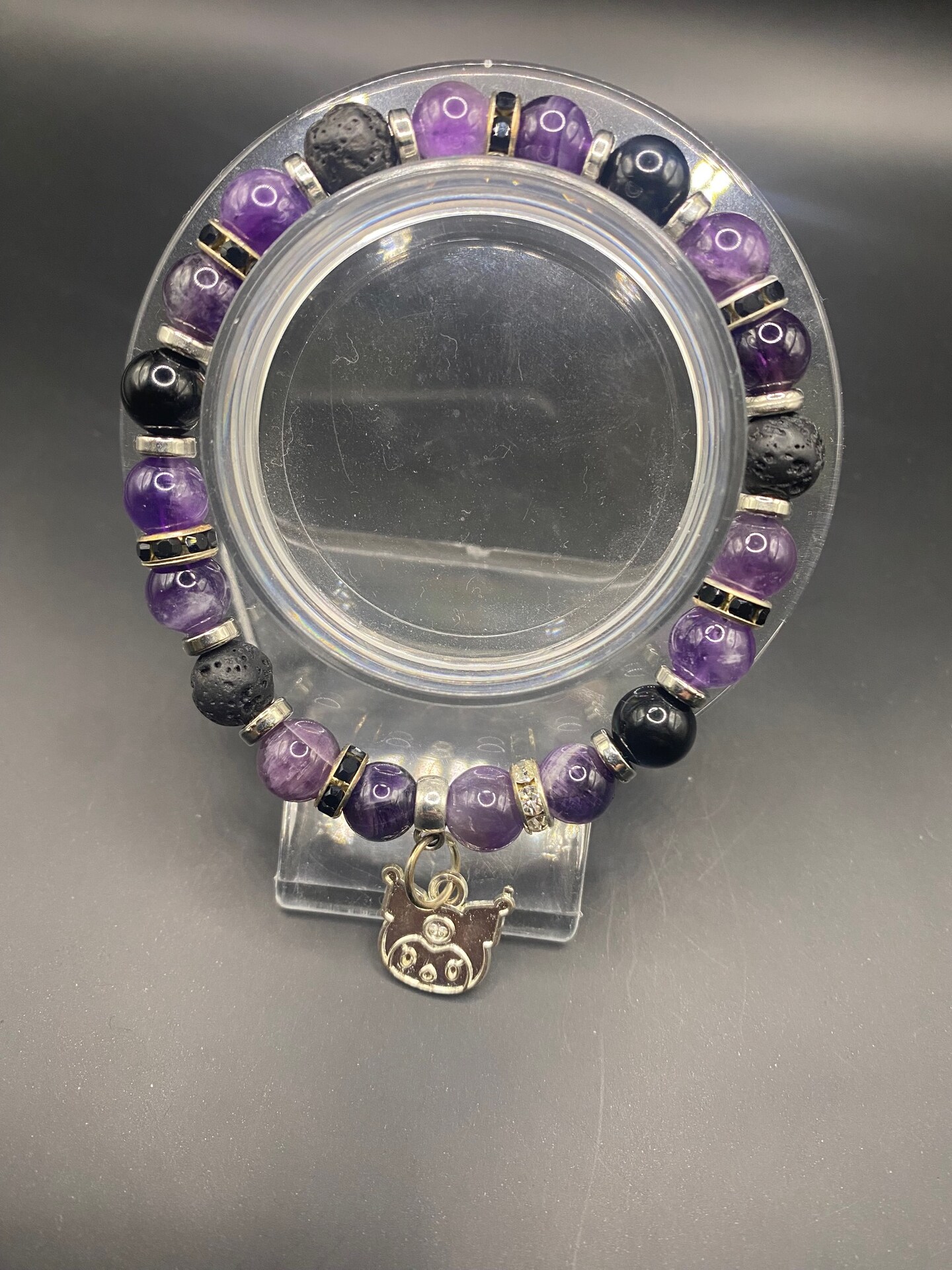 Kuromi genuine crystal bead bracelet | MakerPlace by Michaels