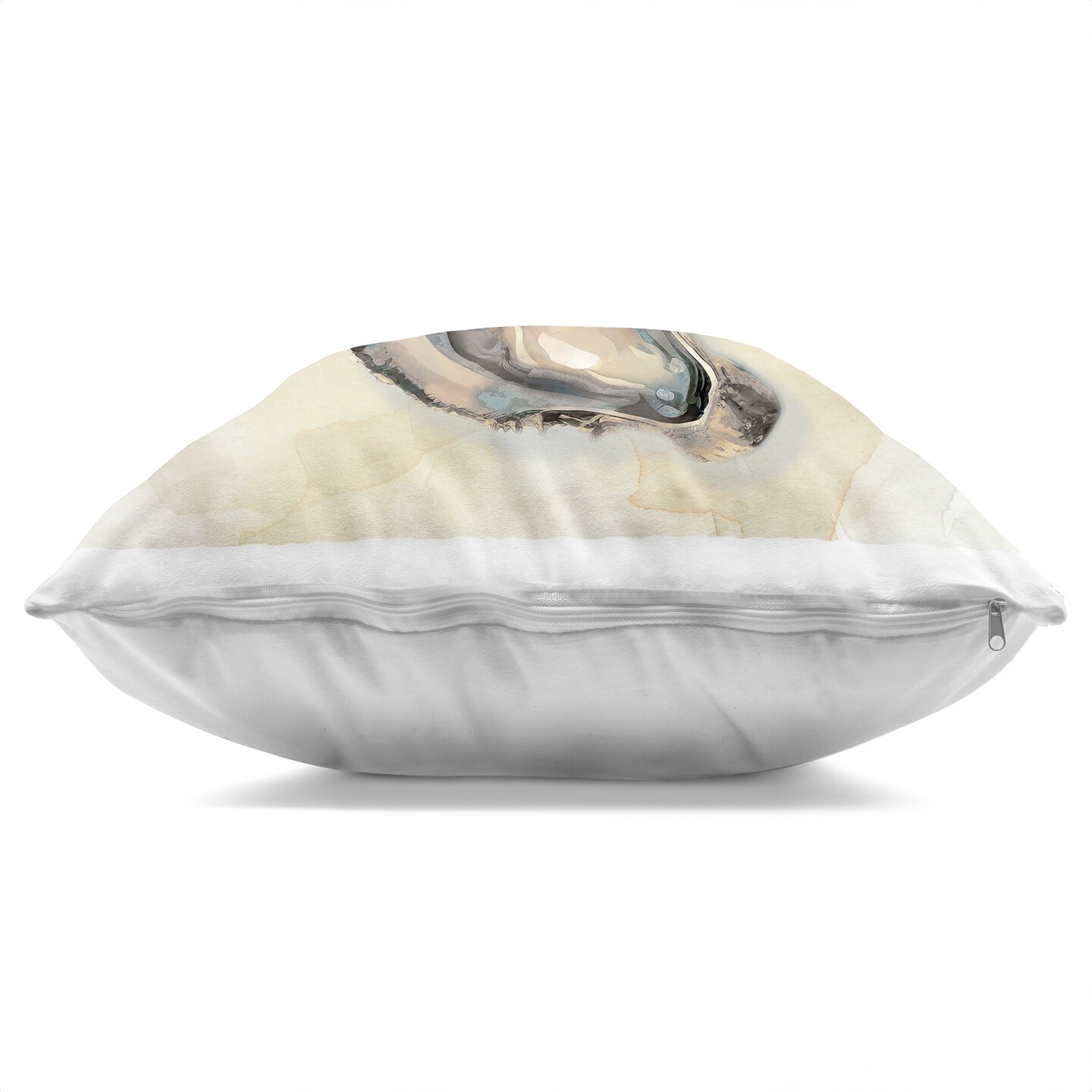 Stupell Industries Oyster Trio on Beige Indoor Pillow, 18 x 7 x 18