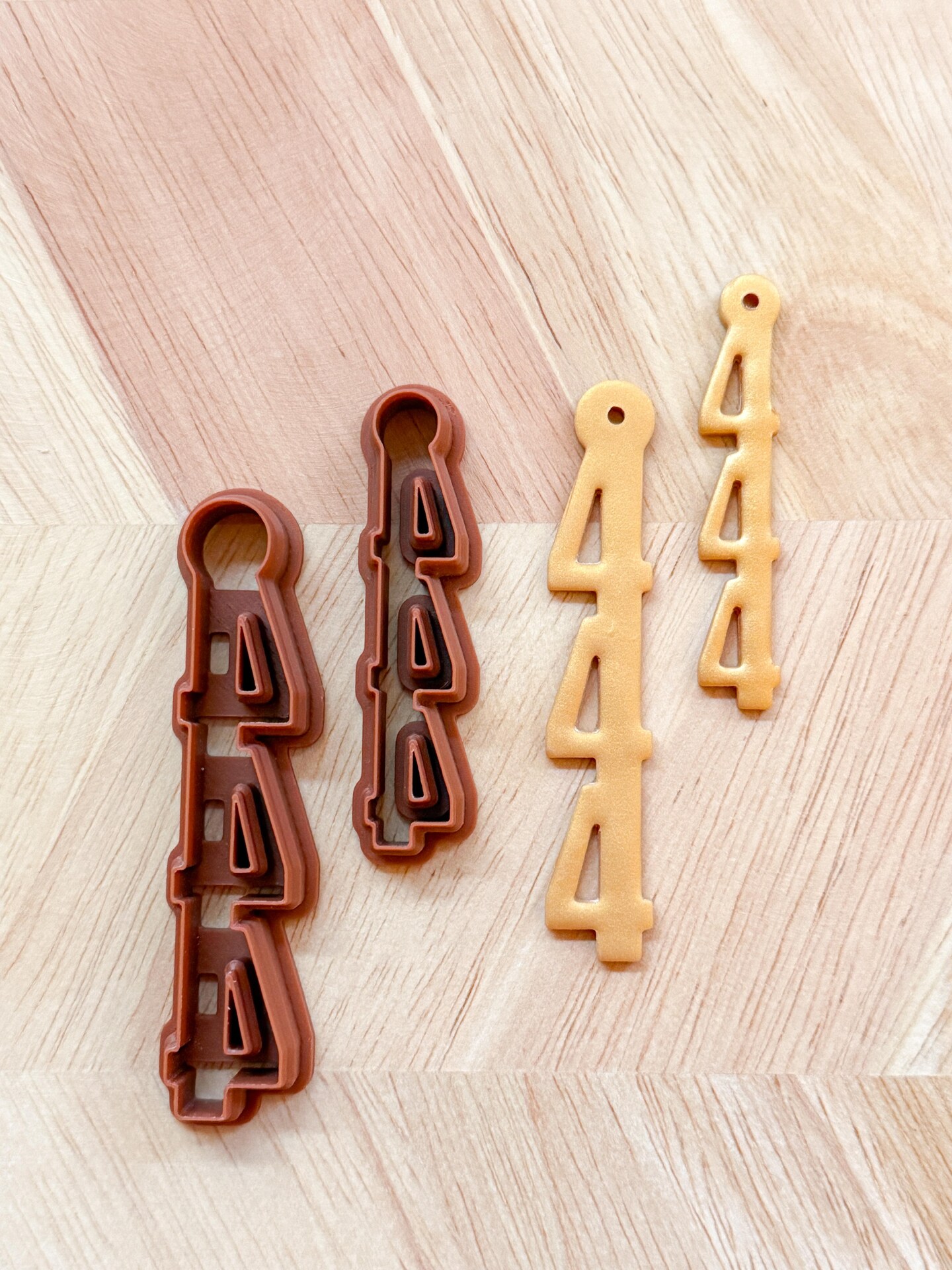 444 ANGEL NUMBERS EARRING &#x26; KEYCHAIN | SPIRITUAL MEANING | POLYMER CLAY CUTTERS