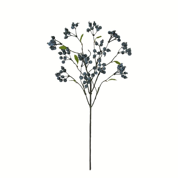 24" Artificial Blueberry Spray for Wreaths & Fruit Decor-61133