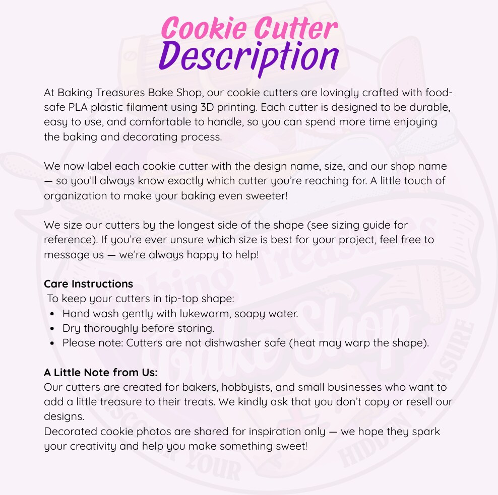 Cielito Lindo Mexican Theme Talavera Cookie Cutter and Stamp, Baby Shower Baking