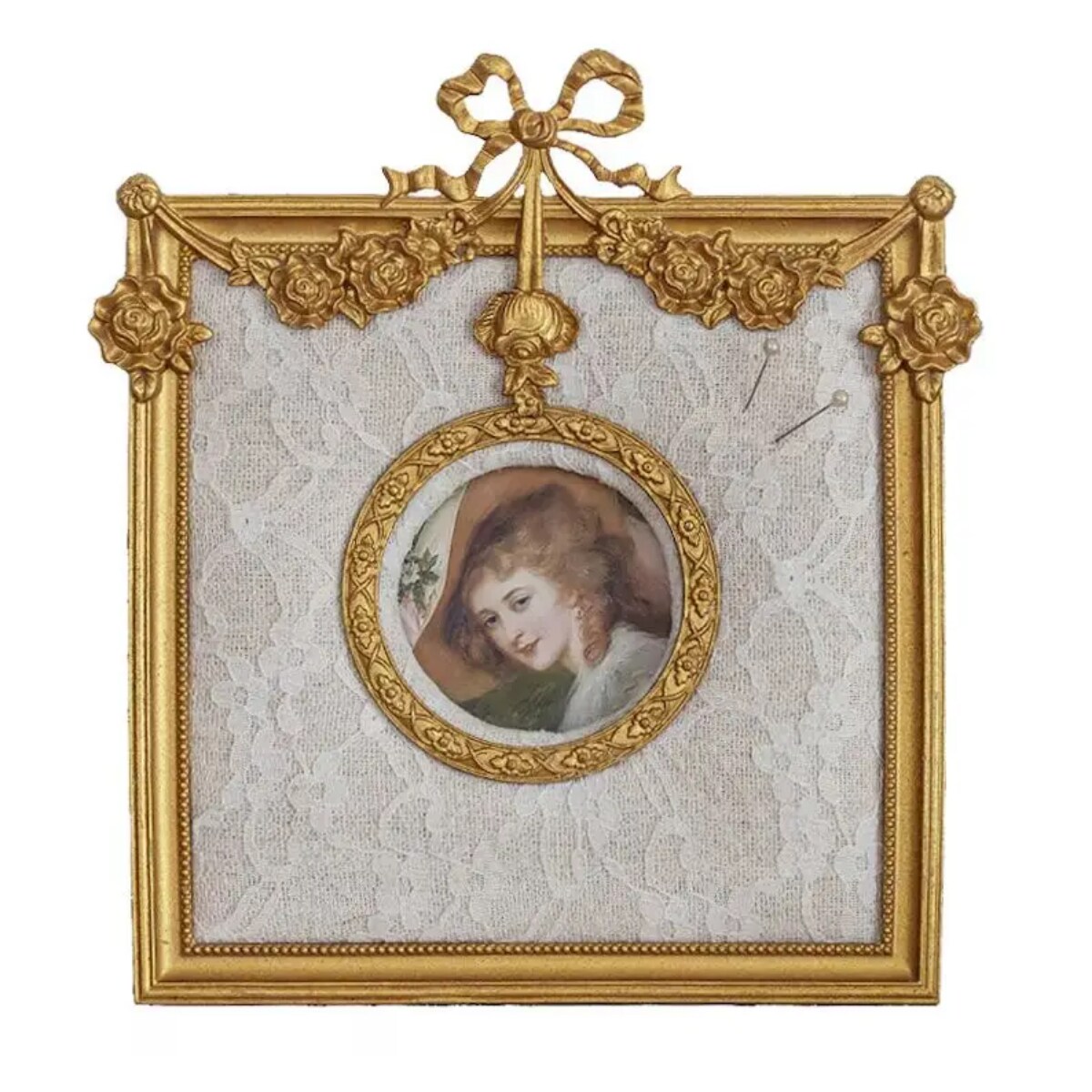 Decorative Earring Holder Frame Jewelry Organizer for Vanity Dresser Display
