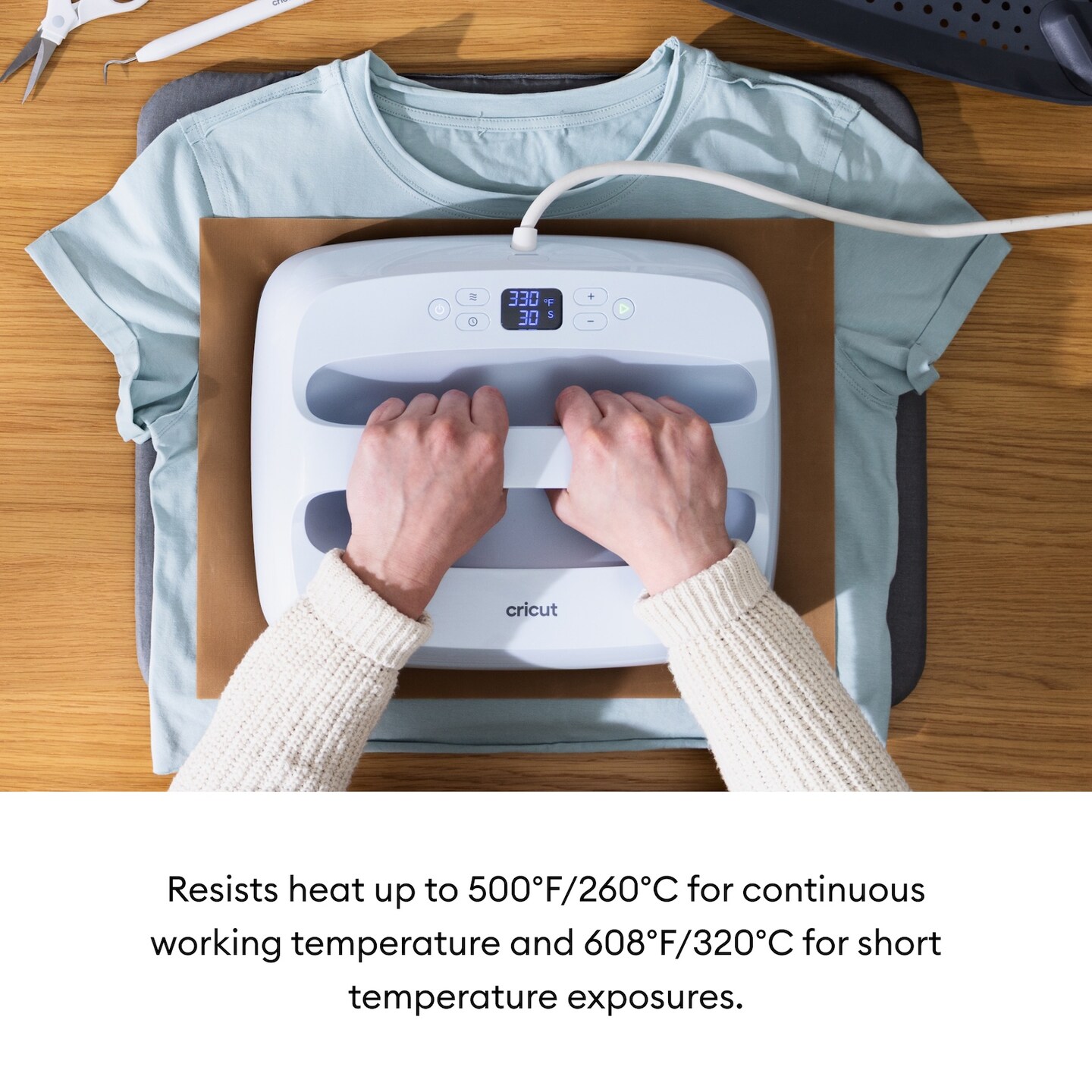 Cricut Heat-Resistant Pressing Sheets - 12 in x 16 in, 3 Count