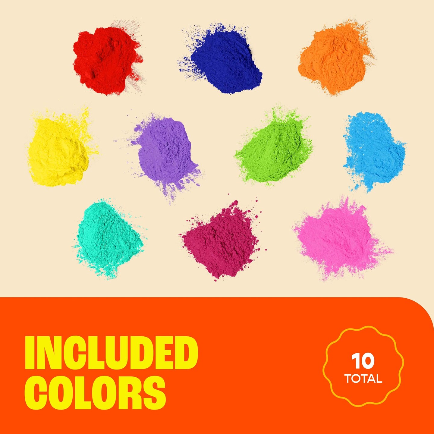 Color Powder Balls | 10 Colors | 10 Balls for Color Wars and Parties
