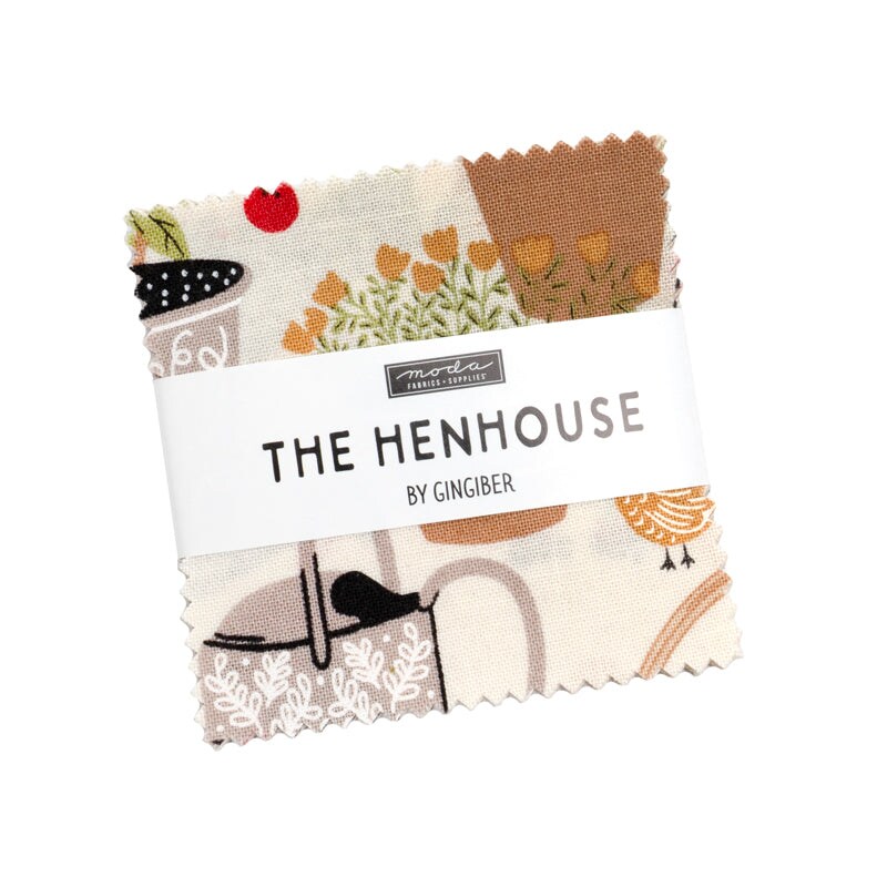 Fabric Moda Precuts The Henhouse 2.5" Mini Charm Pack 48430MC