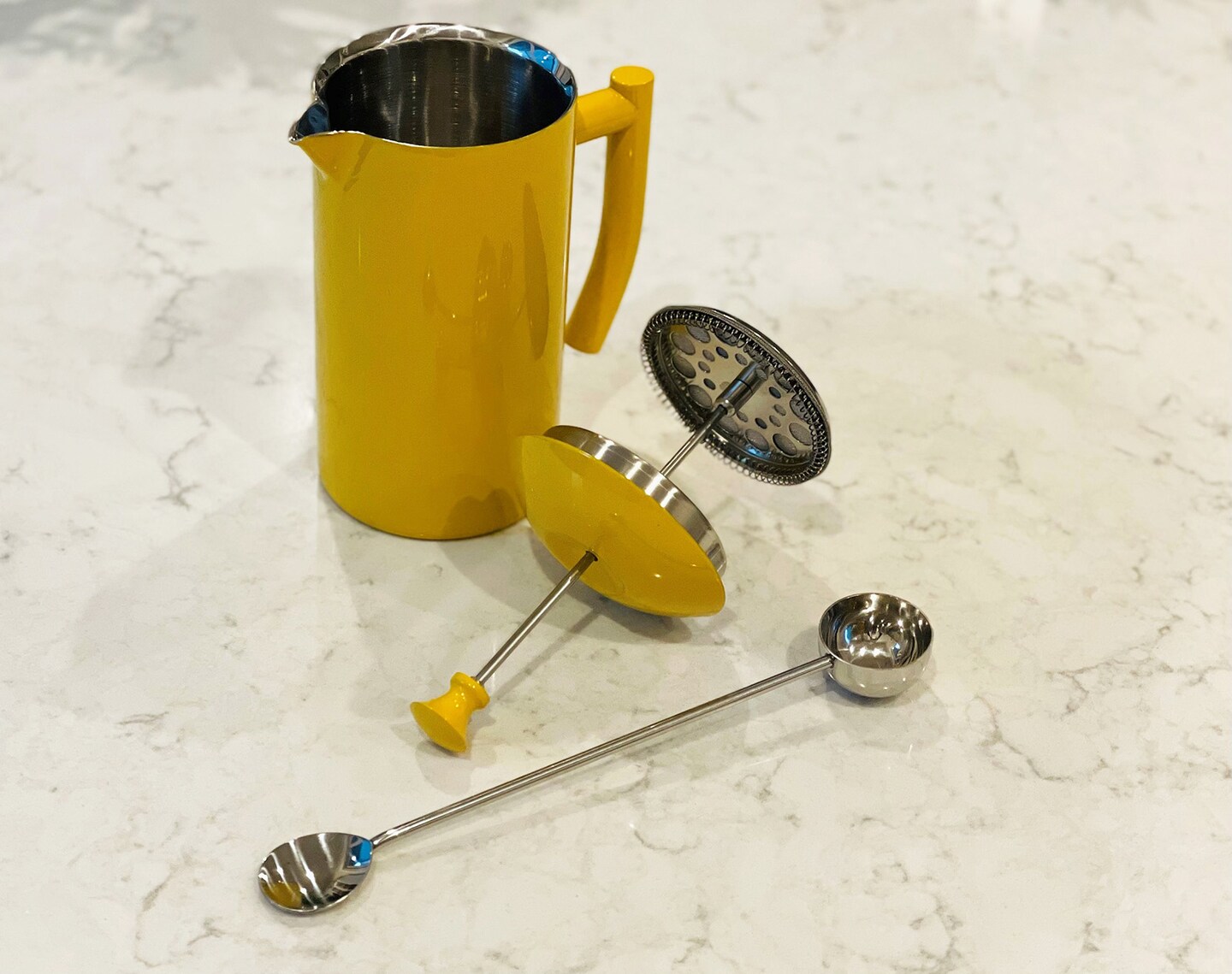 Frieling Double-Walled Stainless Steel French Press Coffee Maker, 34 fl oz