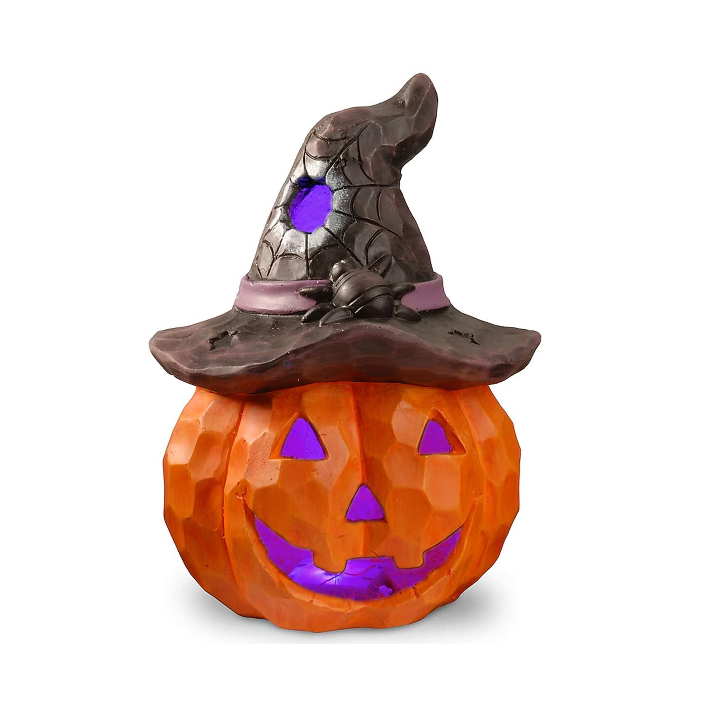 13.8 Inch Lighted Jack-O'-Lantern Tabletop Halloween Decoration